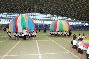 運動会の練習を経て…